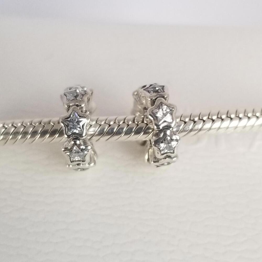 Authentic Pandora Starshine Spacers 925 Ale Silver #188